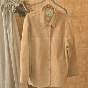 St. John's Bay Women's Utility Jacket in Tan